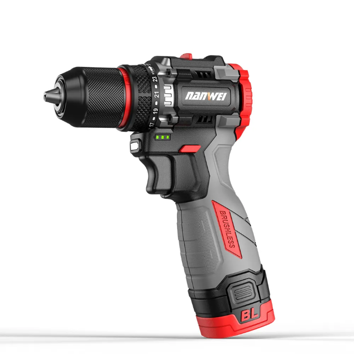 Nanwei 16.8v Industrial dua Speed cordless Power drill with Batteries