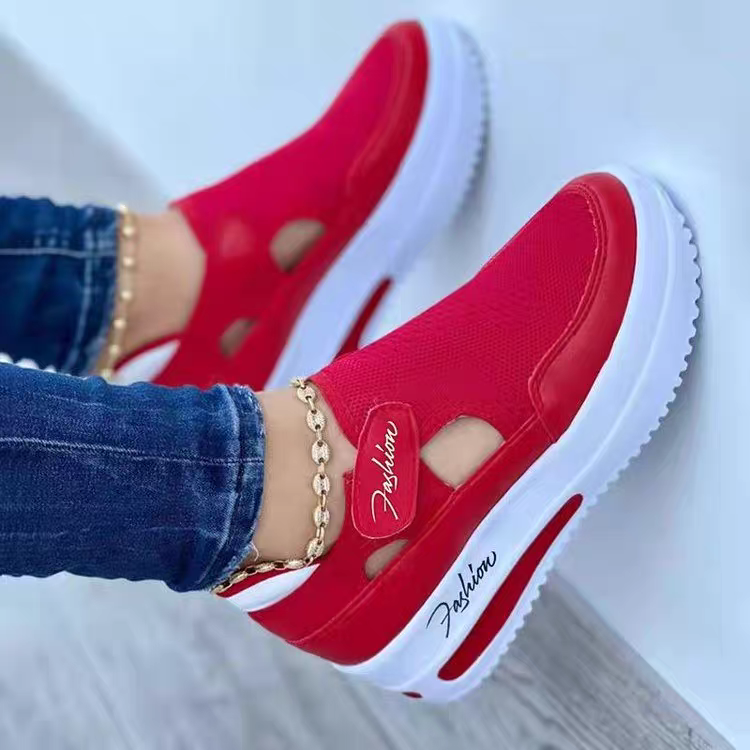 retro women's shoes with round toe flat heel all-match casual shoes lazy shoes mom sandals toe shoes