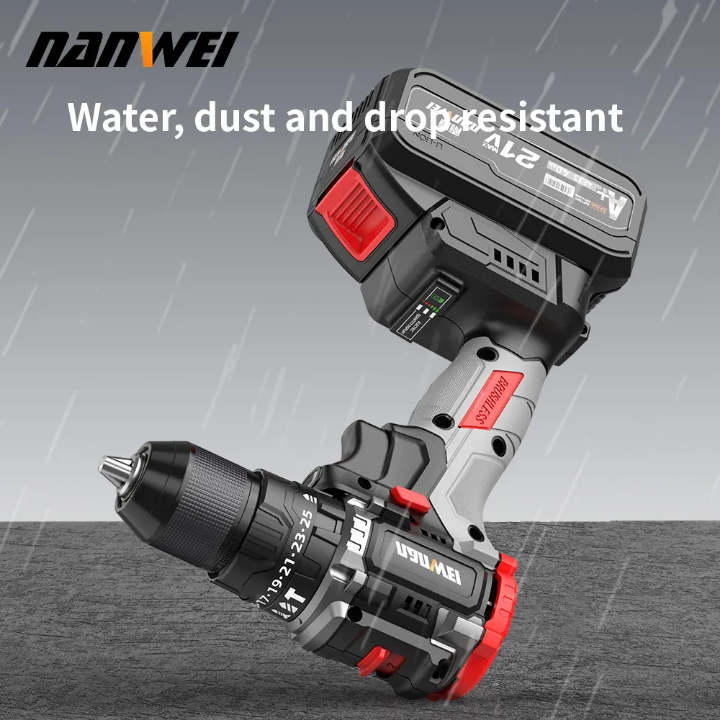 Nanwei 21v Industrial dua Speed cordless Power drill with Batteries