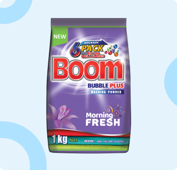 Boom Bubble Plus Morning Fresh Washing Powder Pouch