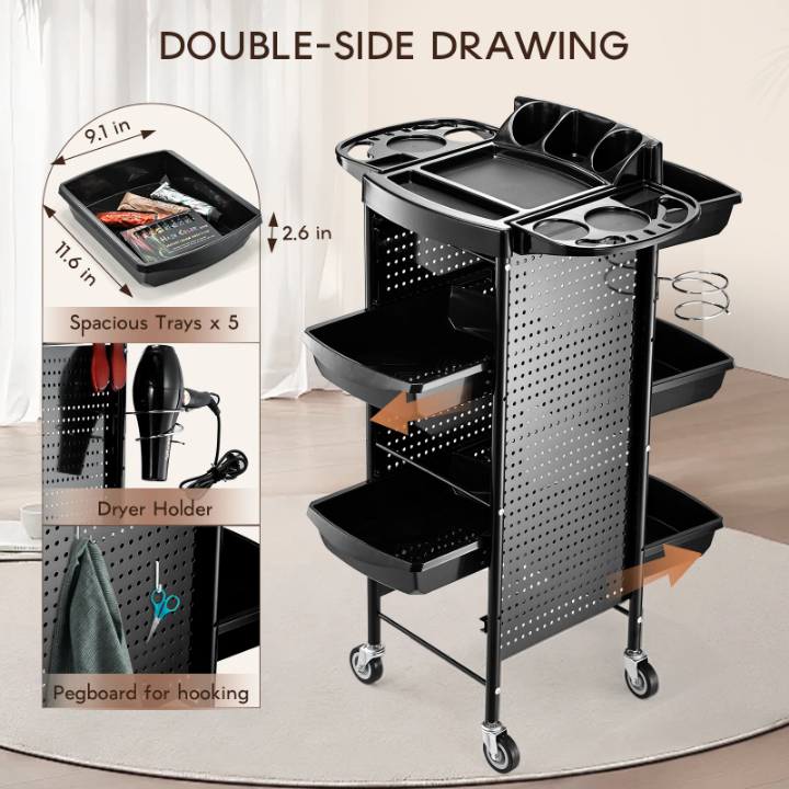 Worktop salon Trolley