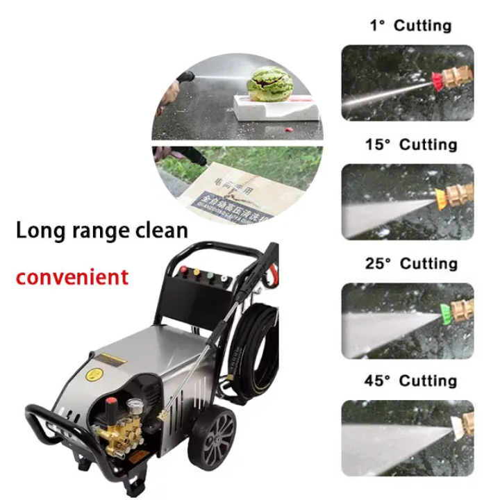 180bar High Pressure Washer 3.5kw Professional Machine 380v Electric Cleaner