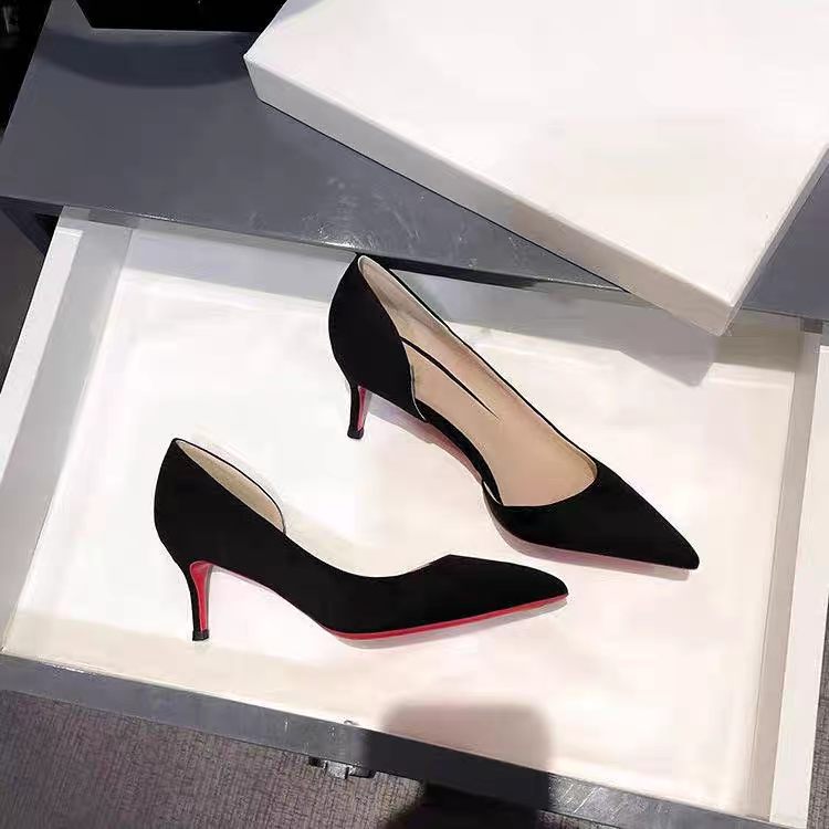 Side hollow high heels stilettos for women 2025 new fashion temperament niche design temperament celebrity single shoes stilettos for women
