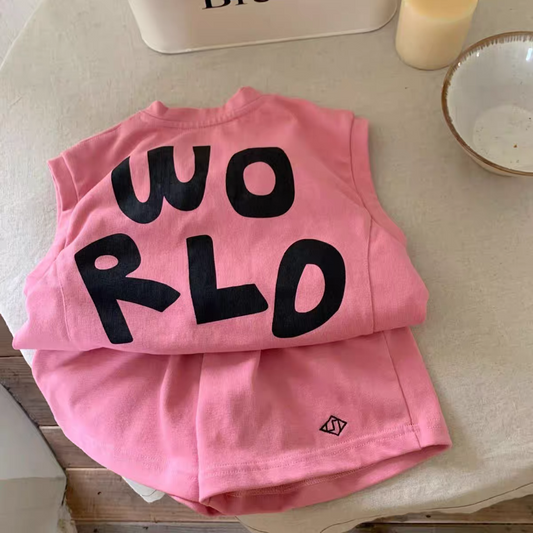 Summer new boy & girl play suit for