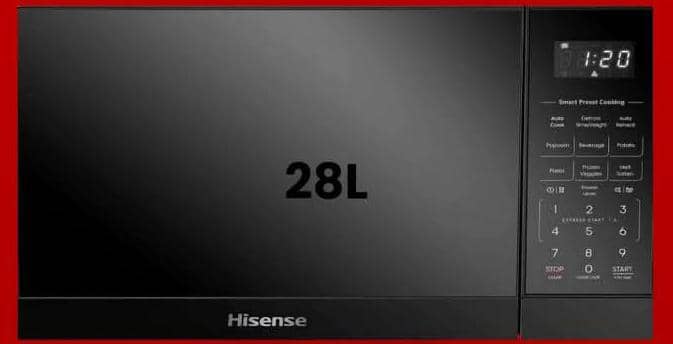 28L Digital Hisense Microwave
