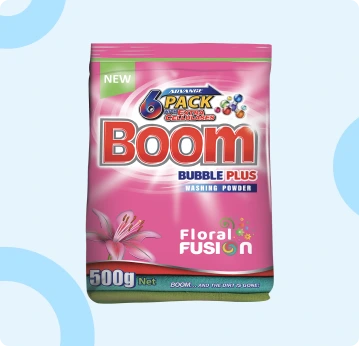 Boom Bubble Plus Floral Fusion  Washing Powder Pouch