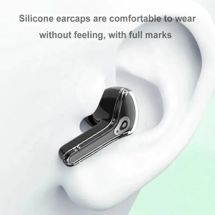 Tws Ture Wireless Audifone Auriculate Air39 T8 air 39 Transparent crystal T8 Tws Handsfree Earbud Earphone