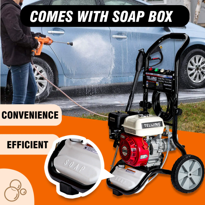 Multifunction 3100psi/213 bar 7Hp High Pressure washer machine 212cc gasoline