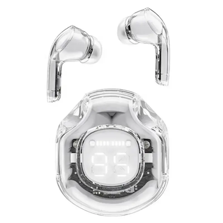 Tws Ture Wireless Audifone Auriculate Air39 T8 air 39 Transparent crystal T8 Tws Handsfree Earbud Earphone