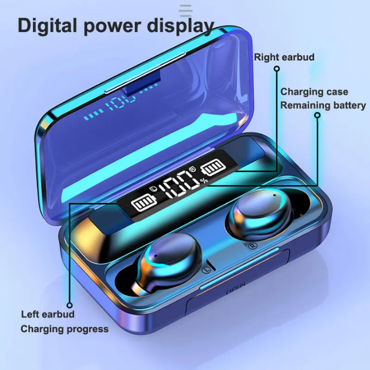 (Copy) Tws True wireless Earbuds F9 5c Earphone with power bank