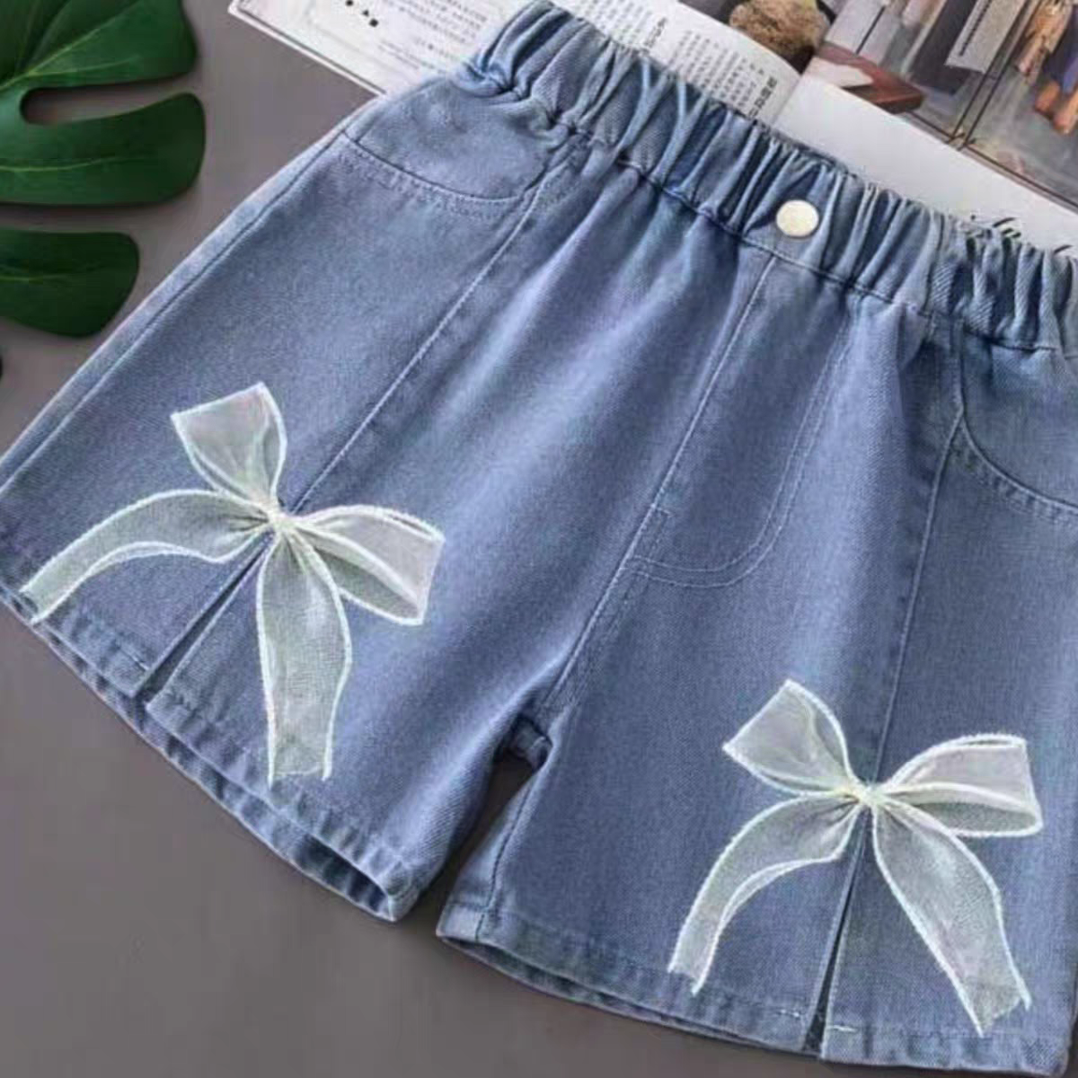 Girls jean short