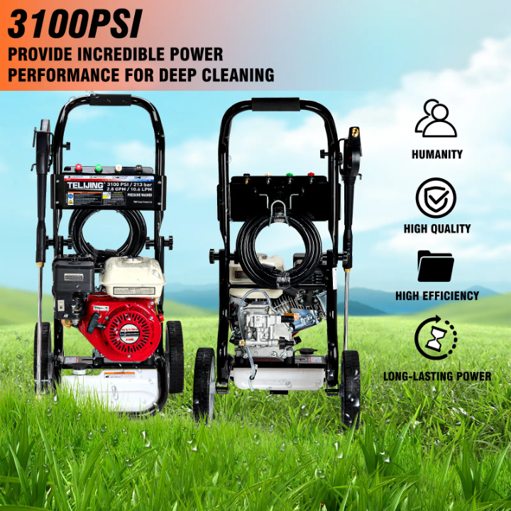 Multifunction 3100psi/213 bar 7Hp High Pressure washer machine 212cc gasoline