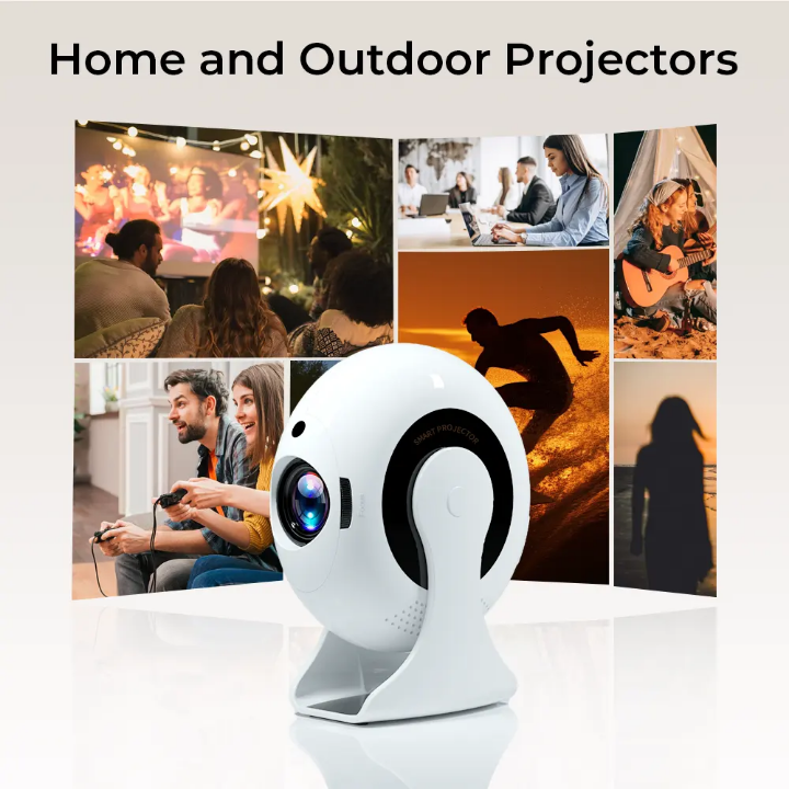 YDH-CD200 PRO 2025 NEW H713 800 LUMENS 4K ANDROID PROJECTOR