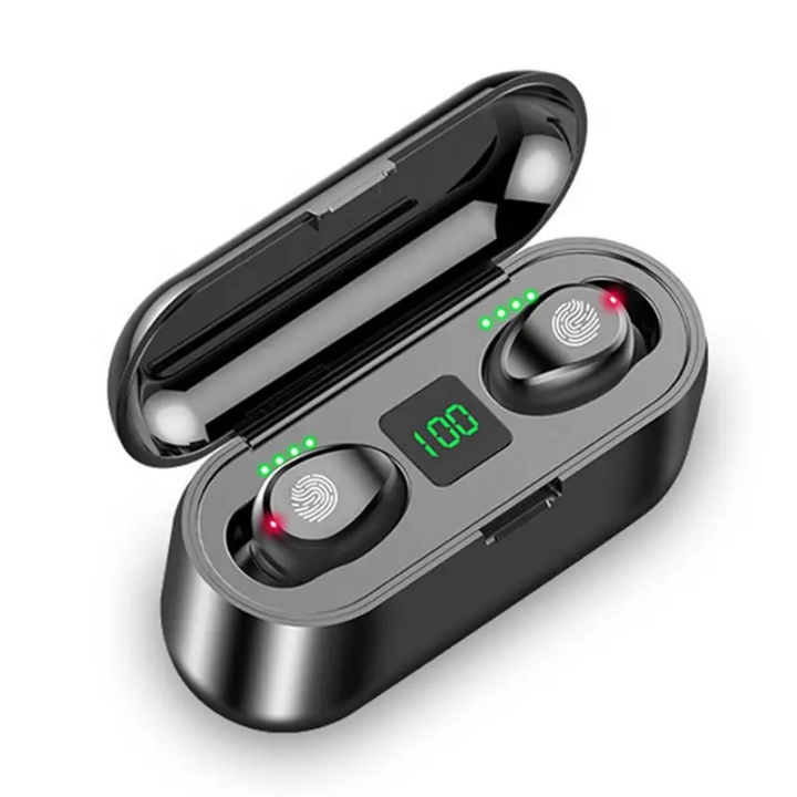 Tws True wireless Earbuds F9 5c Earphone with power bank