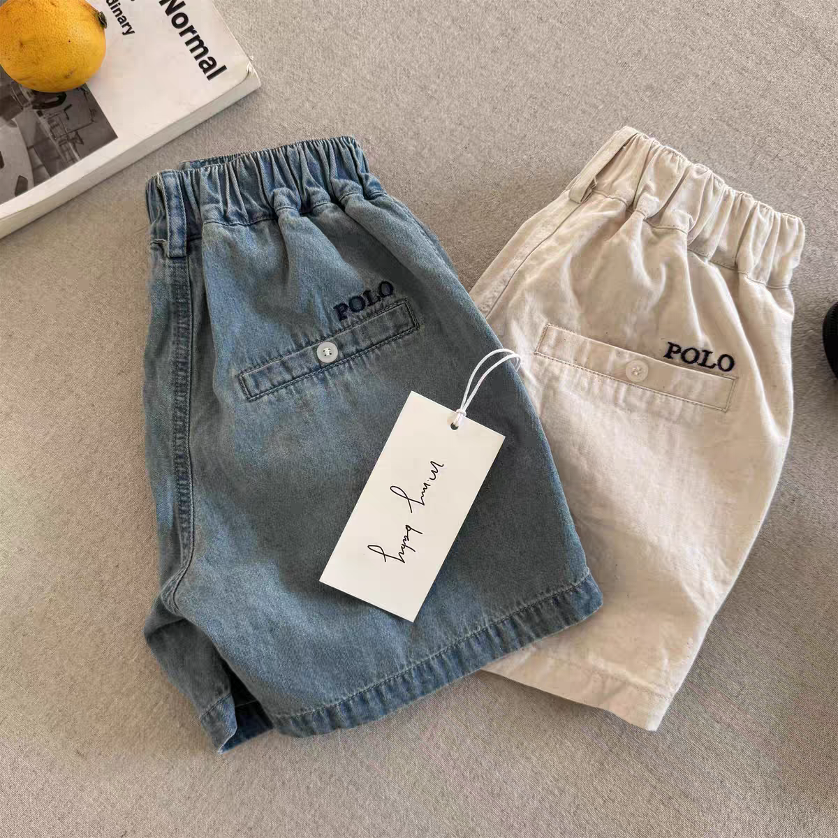 Boys polo shorts