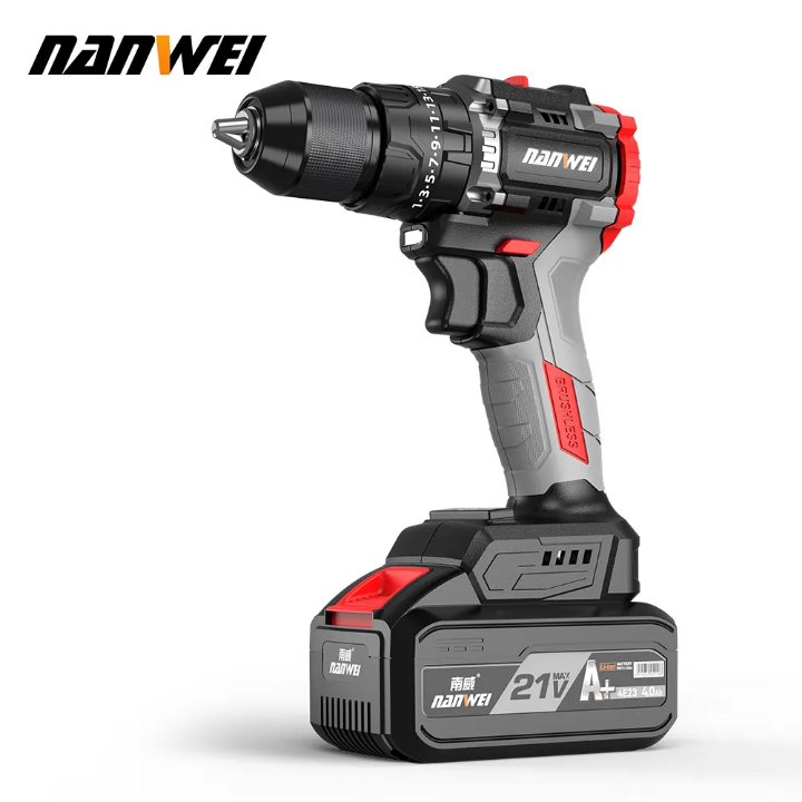 Nanwei 21v Industrial dua Speed cordless Power drill with Batteries