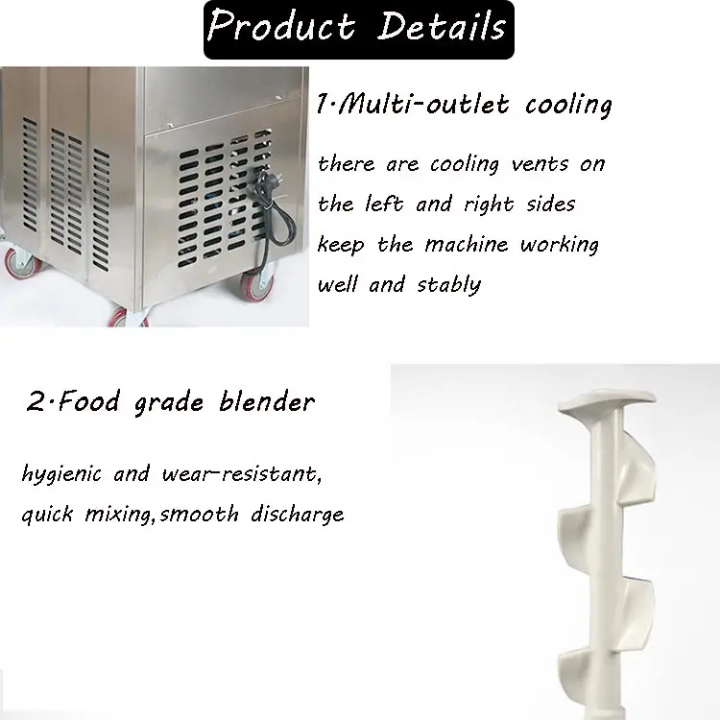 Fully Automatic System for 36L/H Taylor Soft Ice Cream Making Machine