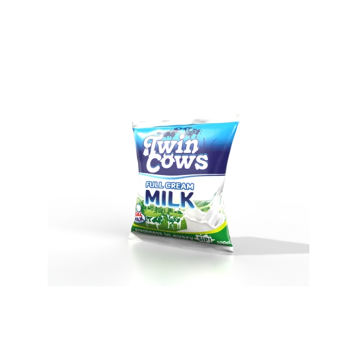 Twin Cow Milk Tetra Pack