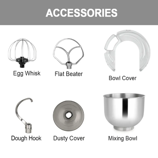 Electric Stand Mixer 5 Quarters ,300w,6 Speeds
