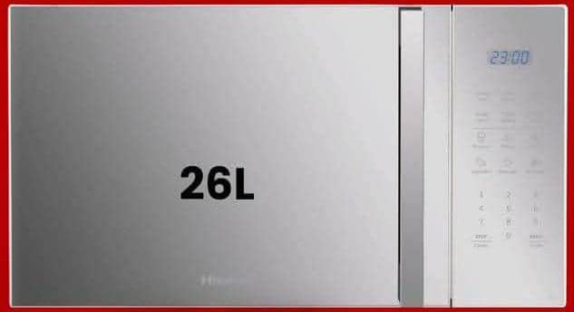 26L Digital Hisense Microwave