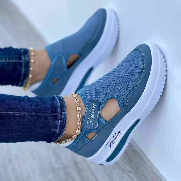 retro women's shoes with round toe flat heel all-match casual shoes lazy shoes mom sandals toe shoes