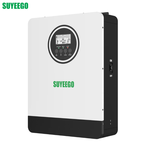 SUYEEGO All-in-one inverter Dual battery 2300w input 220v 230v Off grid inverter for Life pod Lithium battery