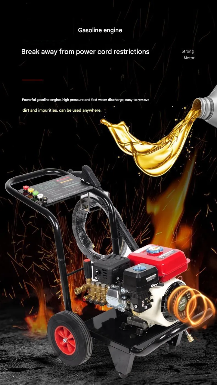 High Pressure washer Cleaner 300bar/7.5Hp Car Washer Heavy Duty Power washer 4000psi