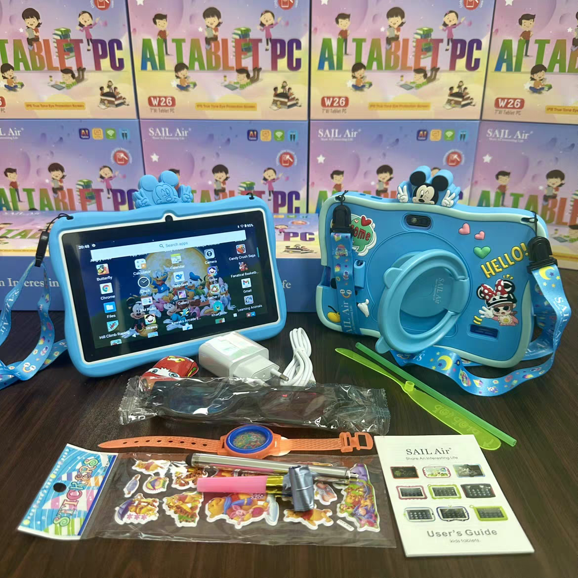 SAILAirW26 7in 5G wifi Kids Educational learning Tablets
